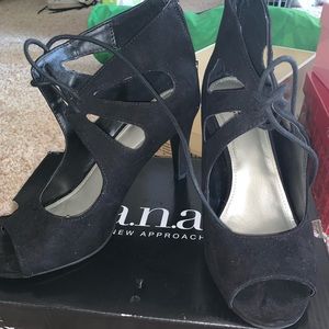 Black high heels